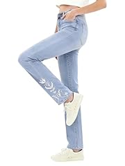 Straight Leg Jeans-light Blue