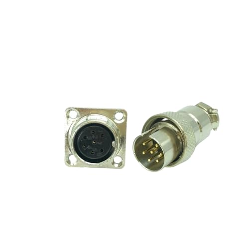 Conector militar GX16 7 pines con chasis inverso y aleación de zinc de alta densidad 4