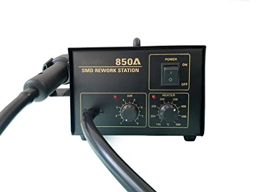Image of Ozu Analog Hot Air Gun Soldering Station 850A SMD Rework Station For All Types of Circuits /PCB or motherboard For Removing Components, Ic, Port, Jack Etc