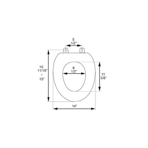 Bath Décor 2F1R6- Sedile WC in plastica a chiusura...