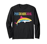 Photo Gallery pansharksual shark pansexual flag pan pride pansexuality maglia a manica Photo Gallery pansharksual shark pansexual flag pan pride pansexuality maglia a manica