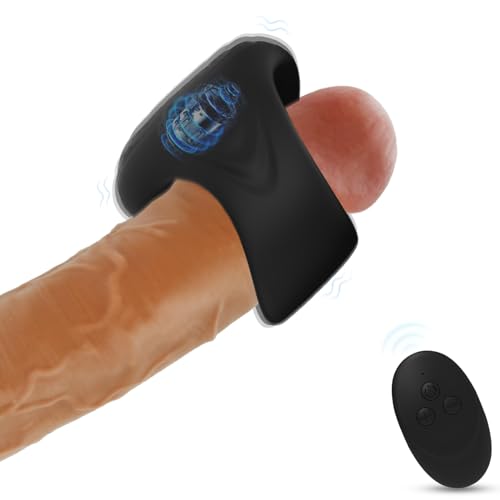 BDSMYEE Manchon de Pénis Électrique en Silicone avec 10 Modes de Vibration, Gaines de Pénis pour Améliorer l'érection Jouets Sexuels pour Couples