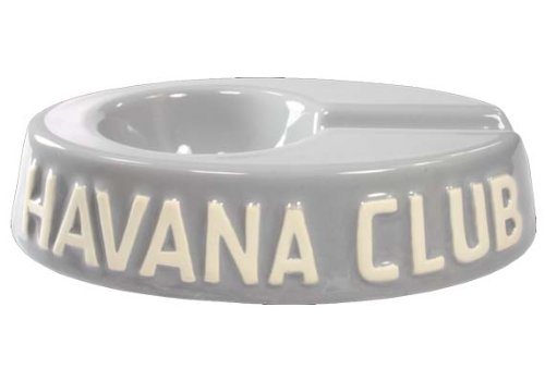 Posacenere per sigaro Club Havana in ceramica Made in France - Grigio