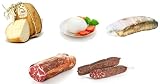 SALUMI E FORMAGGI TIPICI CAMPANI-BOX "PULCINELLA"-MOZZARELLA DI BUFALA SALAME NAPOLI PROVOLONE DEL MONACO CAPOCOLLO PANE NAPOLETANI-4 KG