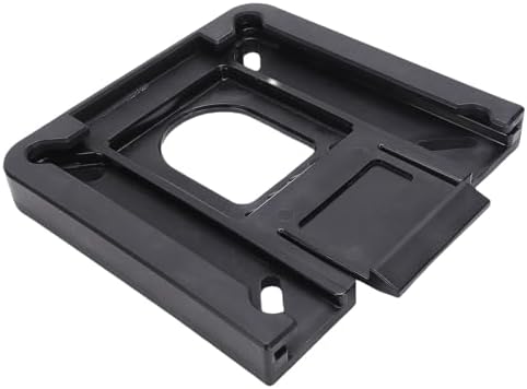 Blaihild Boat Seat Bracket Mount Boat Seat Mount with Screw Fixing for Speedboats Yachts Pontoon Boats 7x7 Inch Flat Swivels ABS Plastic - 1