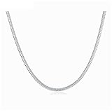 2mm Schlangenkette Gliederkette Halsketten