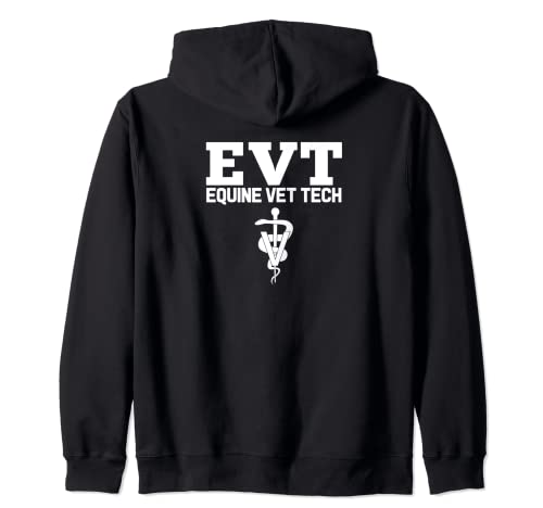 Equine Vet Tech Veterinary Medicine EVT Uniforme vétérinaire Sweat à Capuche