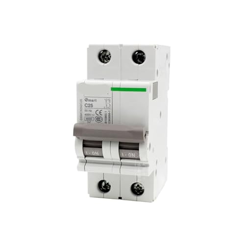 Disjoncteur miniature magnétothermique 2P 63A pour réseau alternatif AC 400V