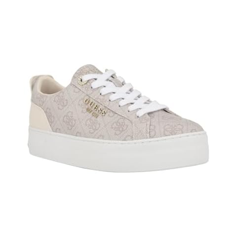 GUESS Women's Genza Sneaker in Dove Cover
