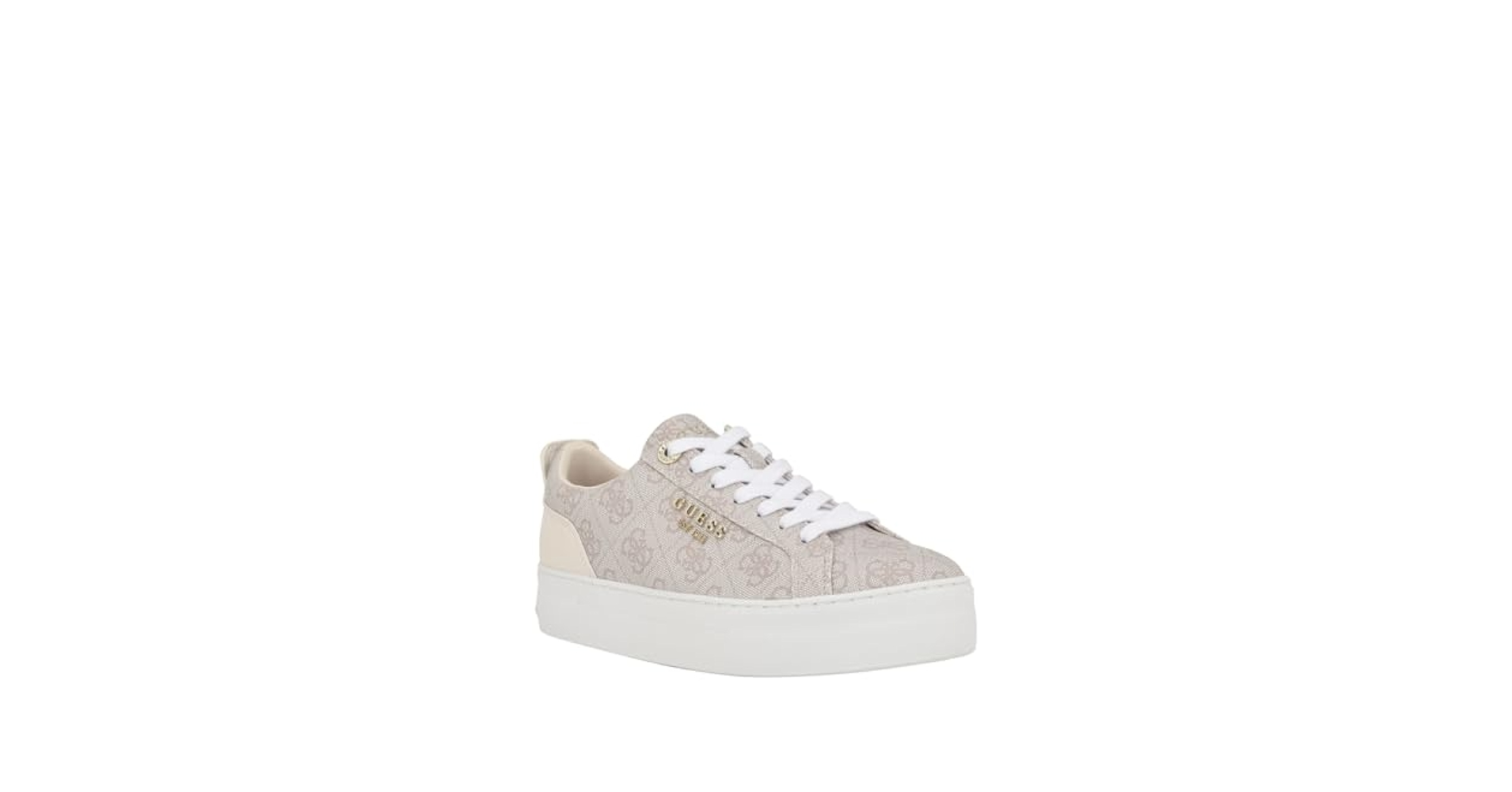 Amazon.com: Guess Women's GENZA Sneaker, Latte Multi 110, 6