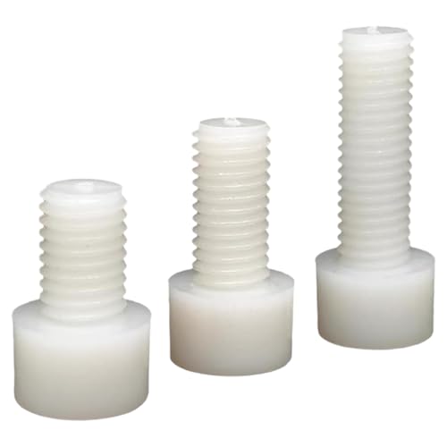 Kit fixation résistant aux produits chimiques avec vis hexagonale M5 nylon - 5
