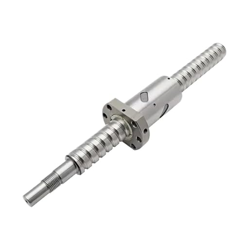 Metal Ball Screw nut end Processing SFU2005 Ball Screw C5 End Machined Parts Ball Nut Housing BKBF15 Mode Use for 3D Printer Ball Screw(700mm)