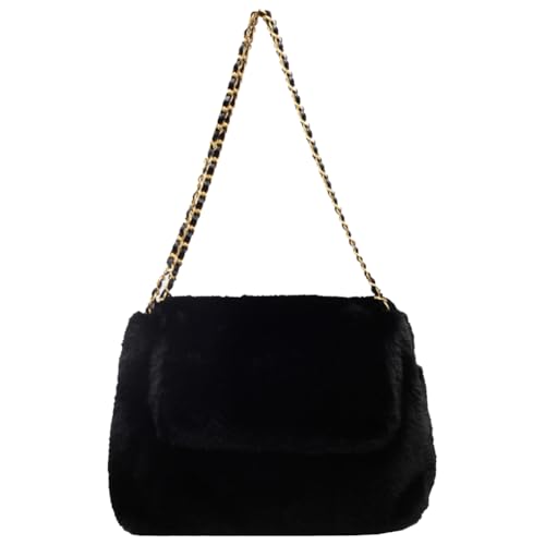 Sac à bandoulière en peluche chic pour le travail et vos sorties citadines