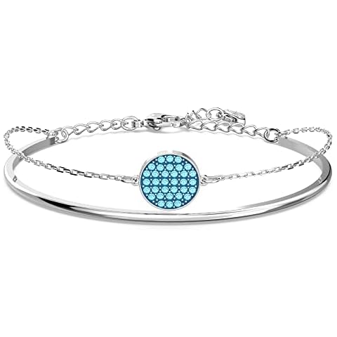 Brazalete Swarovski Ginger con Cristales de Color Aguamarina Cover
