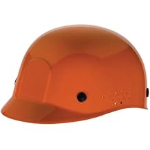 Radnor Orange Polyethylene Bump Cap with Adjustable Headband