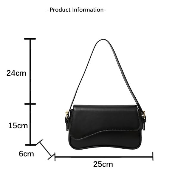 Image of Shoulder Bags for Women Y2K Purse Trendy Cherry Hobo Handbags Vegan Leather Clutch Saddle Bag with 2 Removable Strap