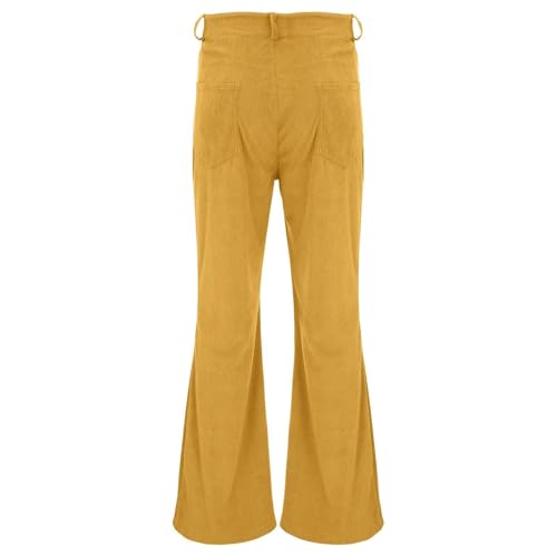 Men's Casual Pants Retro Wide Leg Stretch Flare Trousers Comfortable Streetwear Performance Bottoms for Daily3