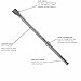 BOSCH HS1903 SDS-max Rtec Flat Chisel 1 In. x 16 In, Gray