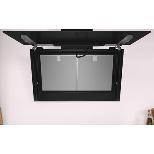 Balay, Campana decorativa de pared inclinada, 90 cm., ExtraSilencio, Control táctil, Posibilidad de recirculación, Cristal Negro, 3BC599AN - imagen 7