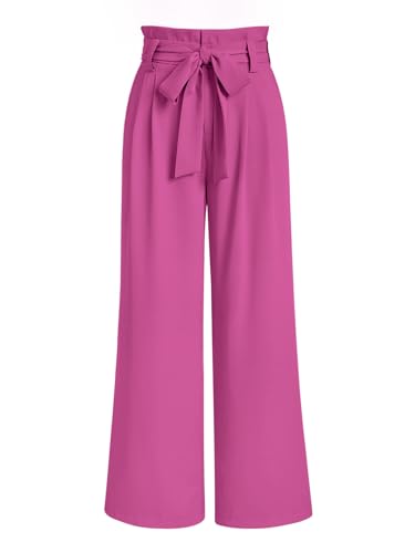 LILLUSORY Wide Leg Dress Work Pants Womens Petite Palazzo Spring