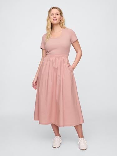 Image of Gap Women's Scoop Neck Midi Dress