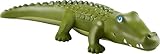 Das grüne Krokodil aus robustem Kunststoff lädt kleine Tierfreunde zu fantasievollen Rollenspielen ein rund um die Themen Zoo, Safari, Dschungel u.v.m