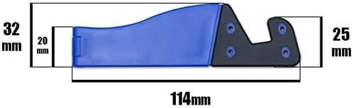 Eeejumpe Smart Phone and Tablet Stand - Foldable Vertical and Horizontal Mount for iPhone / iPad / Samsung Galaxy / HTC One and all Mobile Phones Blue