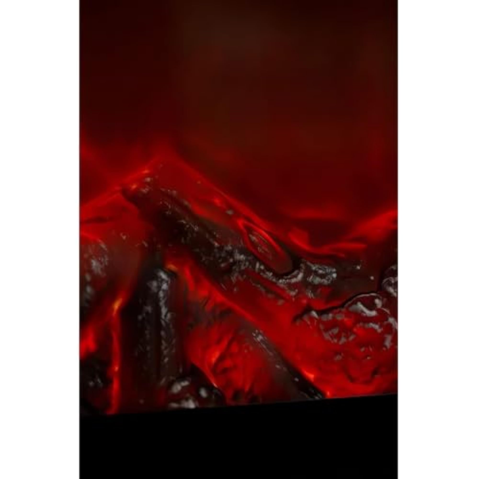 Big 24 Inch Portable Fireplace LED Lamp with Realistic Flame Effect