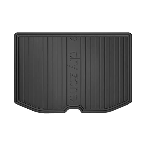 FROGUM DryZone Tapis de Coffre Voiture Pratique Bac de Coffre en Caoutchouc pour Citroën C3 Picasso 2008-2017 | Bord Haut | Robuste et résistant