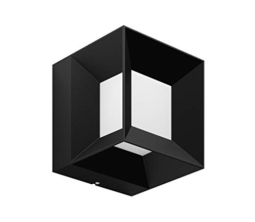 Preisvergleich Produktbild Philips myGarden LED Wandaussenleuchte Parterre, 8W,Schwarz