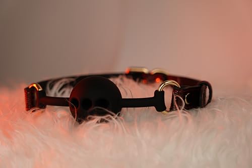 BDSM Bondage Spreizstange Sexspielzeug Set, 10er Sex Rot Leder Fesseln Set mit Handschellen Fußfessel, BDSM Verstellbare Bettfesseln Spielzeug Hart für Paare Frauen Sex