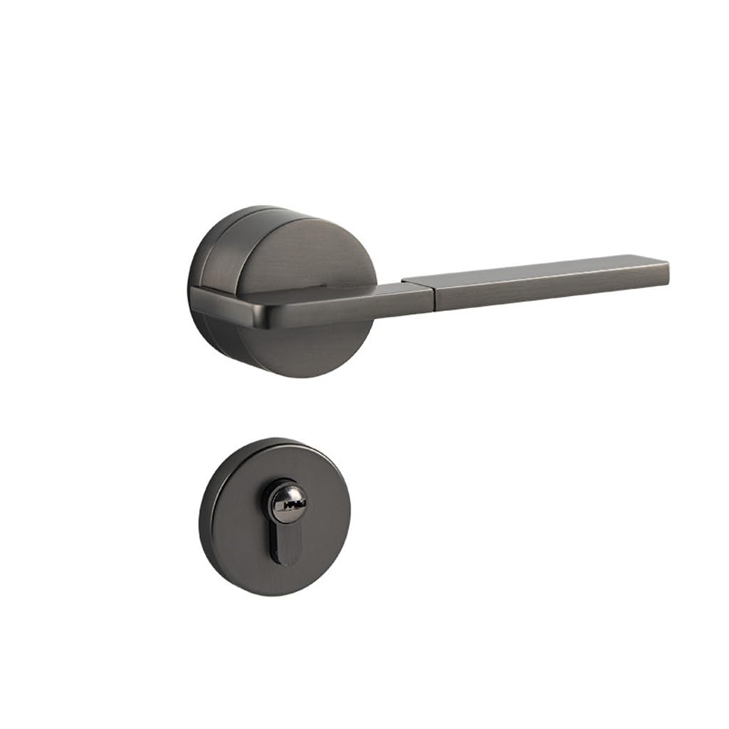 MOBYGKFY Zinc Alloy Door Lock Indoor Universal Handle Split Magnetic Mute