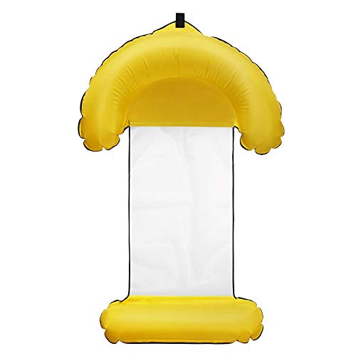 Gorgebuy Inflatable Float Hammock,Inflatable Pool Chair,Swimming Pool Floating Row Foldable Water Cushion,Multi-Purpose Pool Hammock,Portable Water Hammock for Children Adults