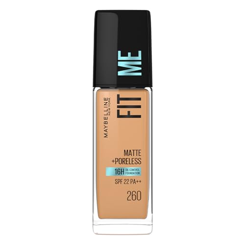 Image of Maybelline New York Fit Me Matte + Poreless Foundation Shade 260