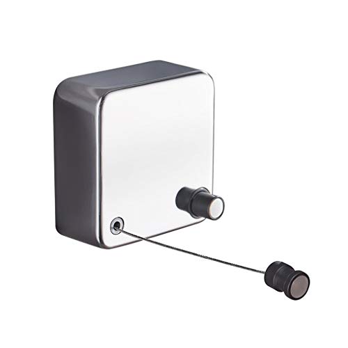 Laundry Rack, Retractable Dryer Airer, for Indoor and Outdoor Wall Mounted Clotheshorse No Drilling Clothes Drying Rope Washing Line 4.2m Drying