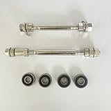CDHPOWER Bicycle Axles 140mm/182mm with Bearing, Bicycle Hub Axle Front and Rear...