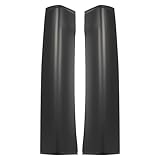 HECASA Quarter Panel Extension Compatible with 1996-2023 Chevy Chevrolet Express GMC Savana 1500/2500/3500 Replacement for GM1702110 GM1703110 PP Plastic Black 1 Pair
