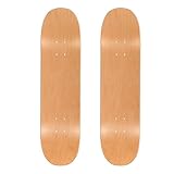 TLHB 2PCS Skateboard Deck, 31 * 8 Inch 7-Layer Maple Blank Skateboard Deck,...