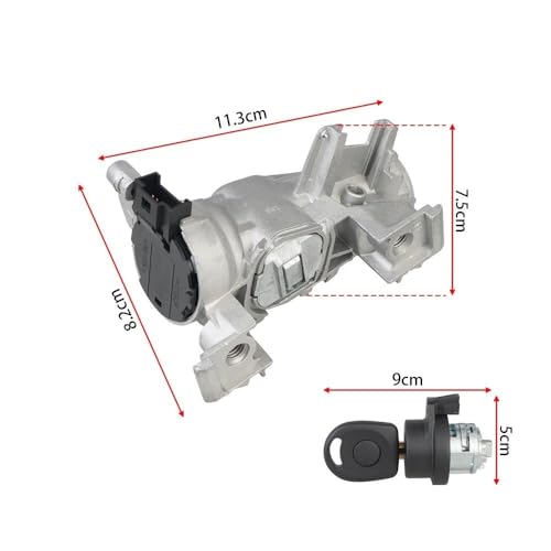 Interruptor de arranque 1K0905851B para solucionar llave atascada en A1 7
