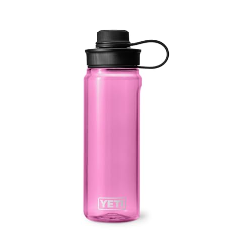 Image of YETI Yonder Water Bottle with Yonder Tether Cap, Lightweight, Leakproof and BPA-Free