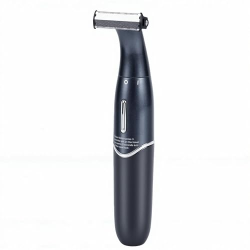 Brrnoo Cortapelos Corporal Inalámbrico para Hombres y Mujeres Cortapelos Eléctrico para Barba con Pantalla LED IPX5 Tipo C Carga Rápida 4 Peines Guía Tiempo de Ejecución de 90 Min