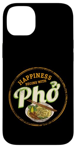 Pho Soupe Rétro Street Food Vintage Gourmet Vietnam Souvenir Coque pour iPhone 14 Plus