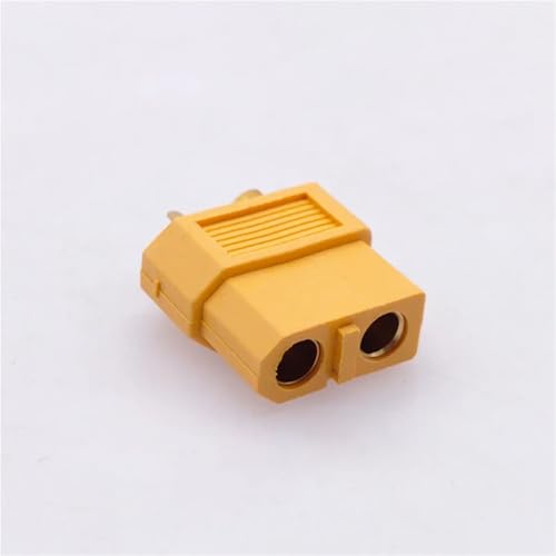 Conector XT60 hembra de panel para evitar desconexiones por vibración en aviones 5