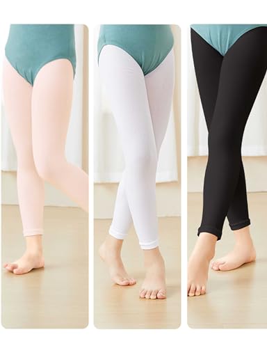 Image of Daydance Girl's Women's Footless Tights for Dance, Balle, Gymnasics