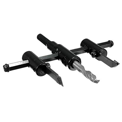 Image of Circle Hole Cutter Adjustable Hole Saw Drill Bit Round Cutting for Woodworking 30-300mm