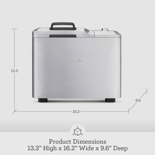 Breville BBM800XL Custom Loaf Bread Maker Machine, Brushed Stainless Steel