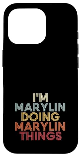 Marylin Name Marylin Personalized Name First Given �X�}�z�P�[�X iPhone 16 Pro �p
