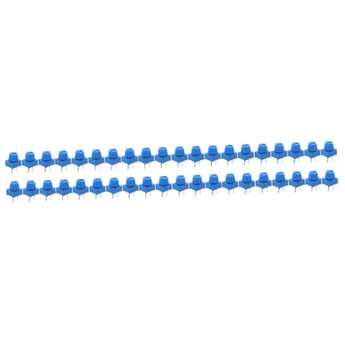 NUOBESTY 4 Series Potenciómetro Montado Resistencias Resistencia Variable Pequeño Potenciometros Tablero Electronico Perillas Para Potenciometro Resistor Plastico Metalico 10 Piezas X 4