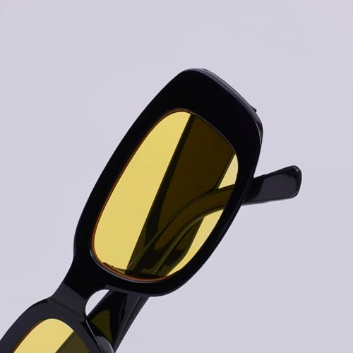 Image of Salty Alpha Lightweight Square Sunglasses For Men stylish | Carry Pouch Included | UV Protection Fashion Goggles for Women Durable | Gift for Man & Woman
