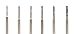 Diamond Coated Uniform Shank Drills, Set of 6 | DIB-210.00